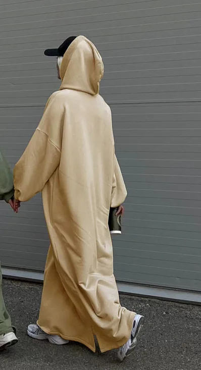 l 225 turkish winter hooded sweater dress solid color casual loose islamic abaya modest dress women l 225 turkish winter hooded sweater dress solid color casual loose islamic abaya modest dress women